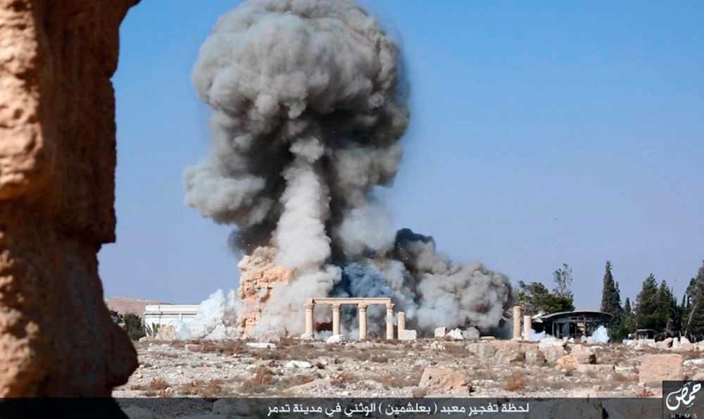 de puinhopen van palmyra