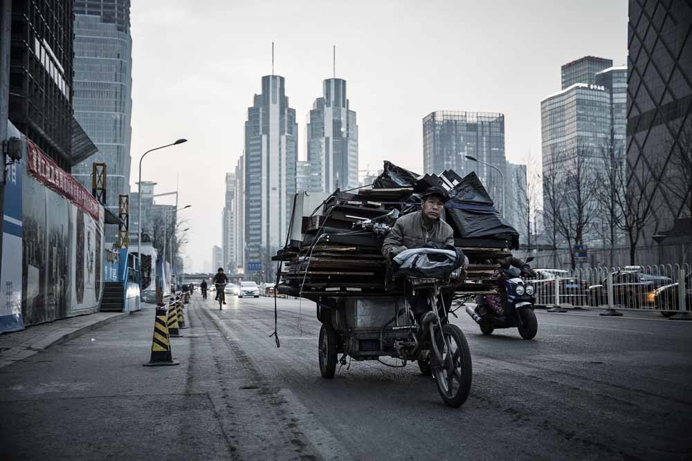 Chinese afvalsorteerders krijgen stank voor dank