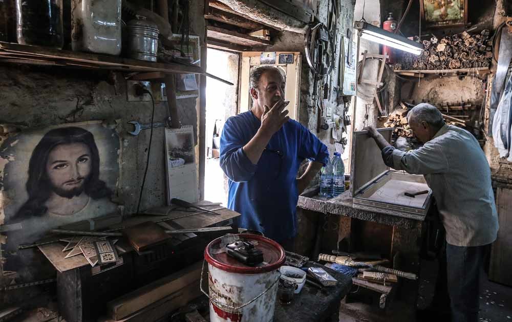 in damascus heeft de angst zijn intrek genomen