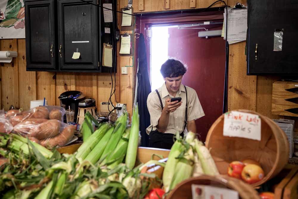 Smartphone verdeelt de amish