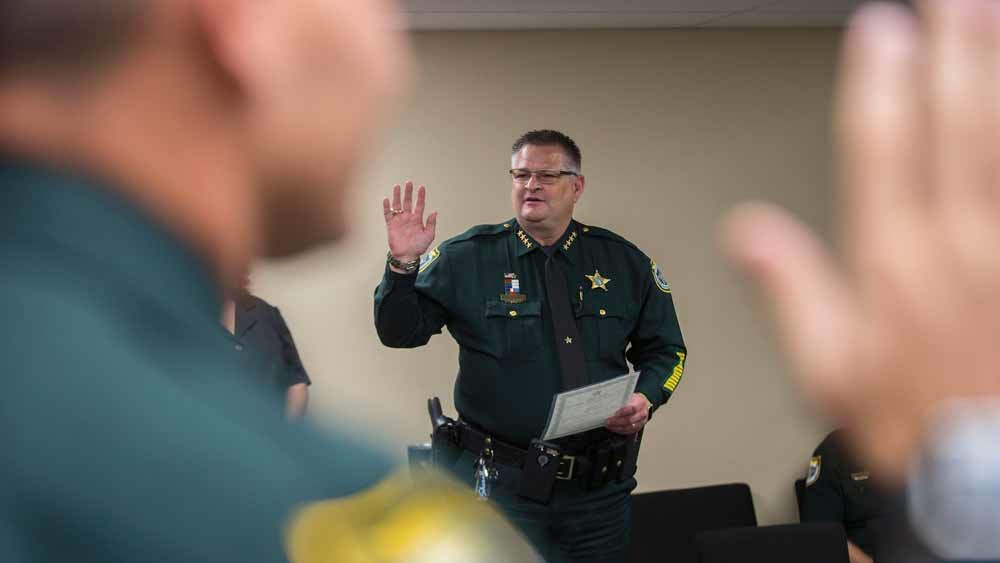 Stoere sheriffs voelen zich gesterkt door Trump