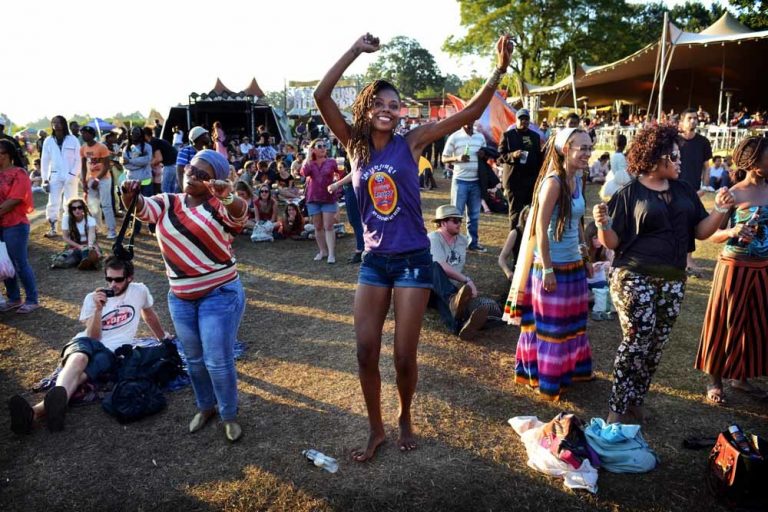 De koning en  het muziekfestival