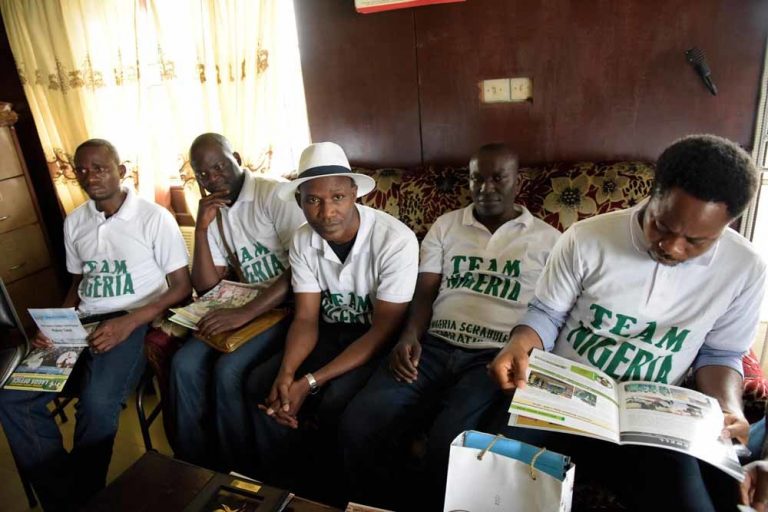 Sprakeloos in Lagos