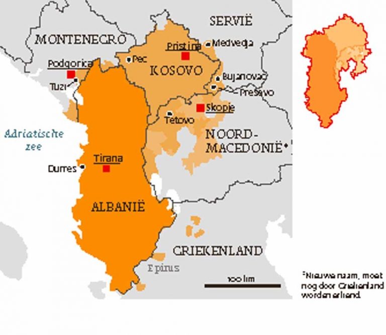 Droom van een  Groot-Albanië krijgt vorm