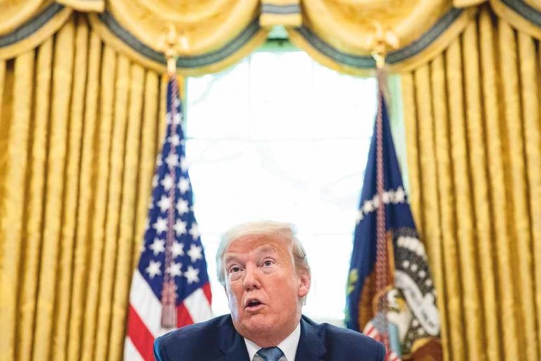 Trump zaait wederom twijfel over betrouwbaarheid van Amerikaanse kiesstelsel Trump zaait wederom twijfel over betrouwbaarheid van Amerikaanse kiesstelsel