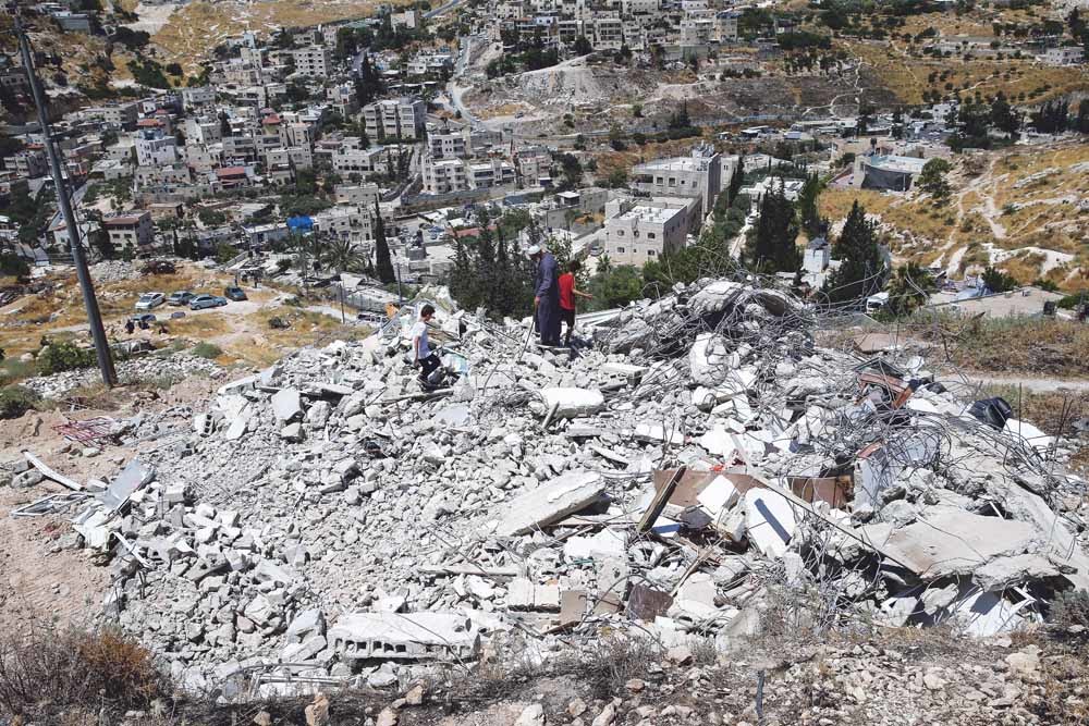 Palestijnse inwoners Jeruzalem moesten zelf hun huizen afbreken Palestijnse inwoners Jeruzalem moesten zelf hun huizen afbreken