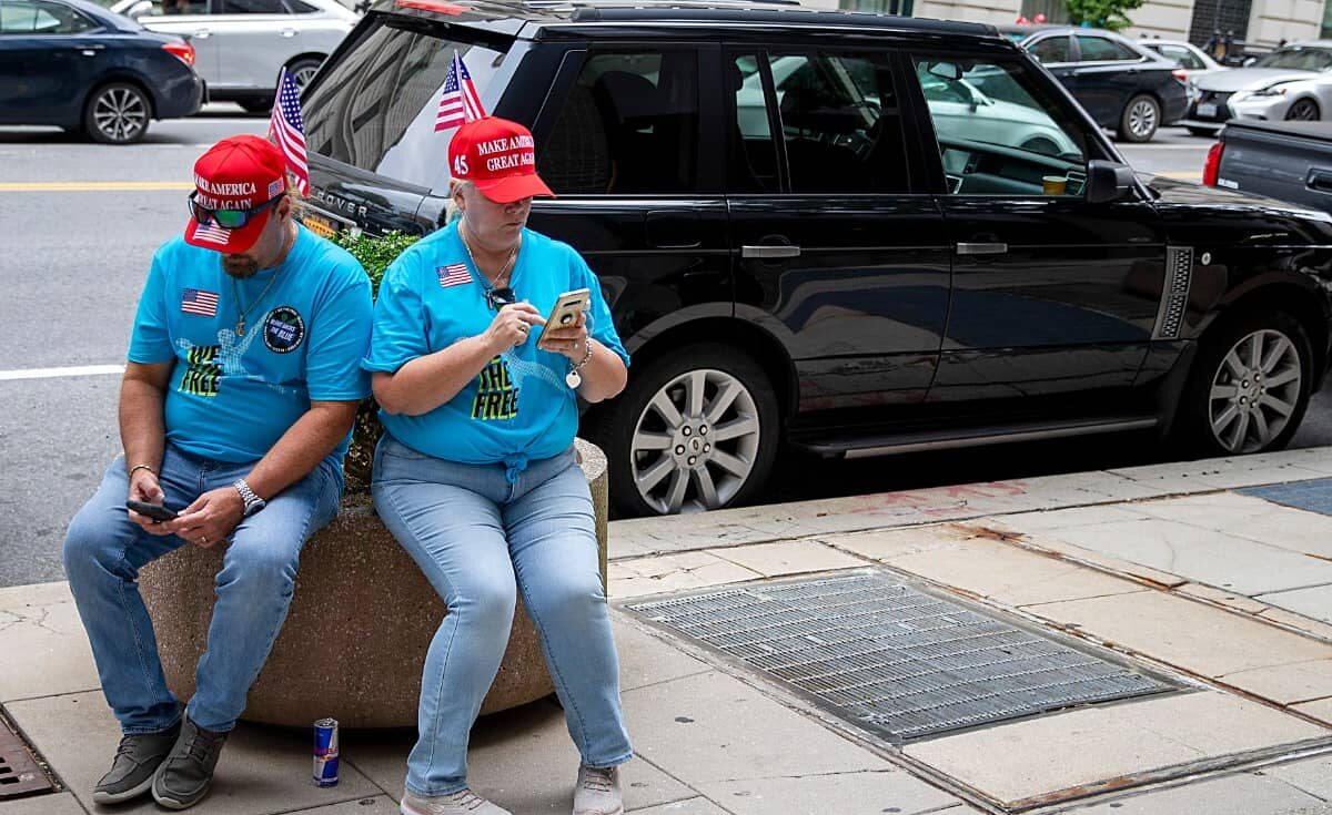 Sociale kanalen weren massaal Donald Trump