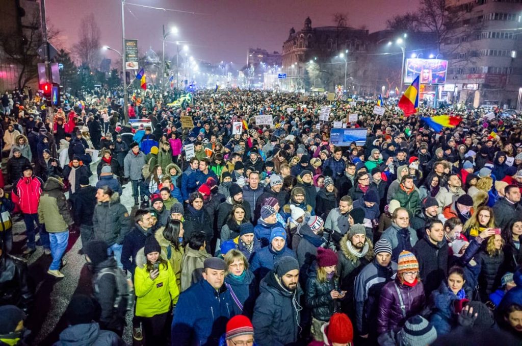 Protest against corruption Bucharest 2017 Piata Universitatii 5 1