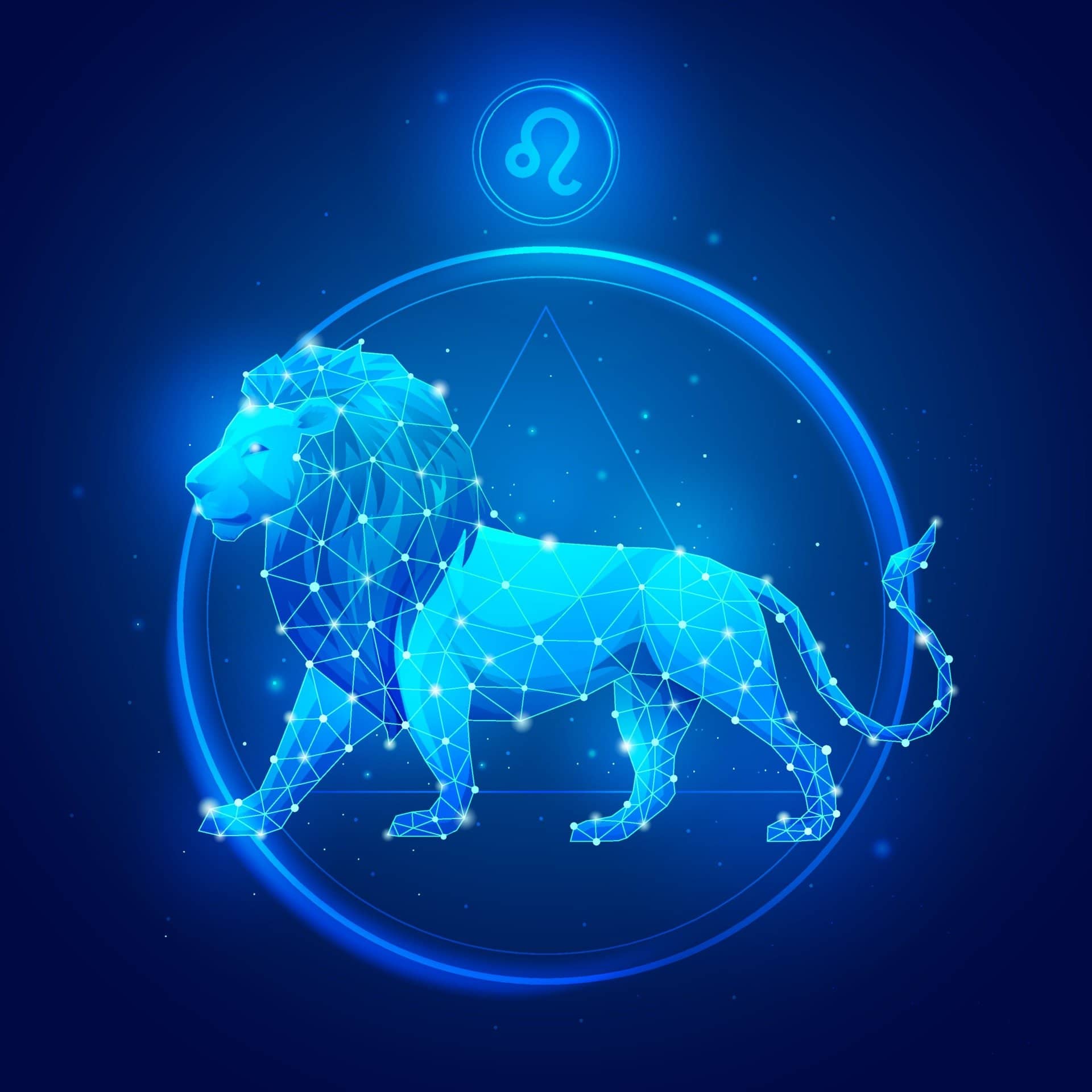 leo zodiac sign icons vector 1
