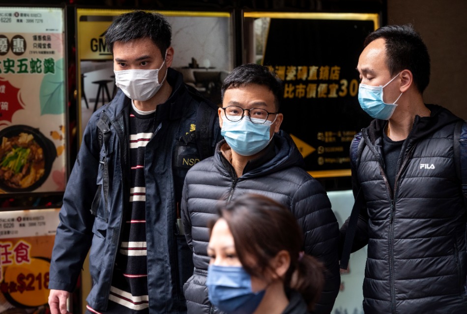 Opnieuw prodemocratische journalisten gearresteerd in Hongkong ANP 442413669 2