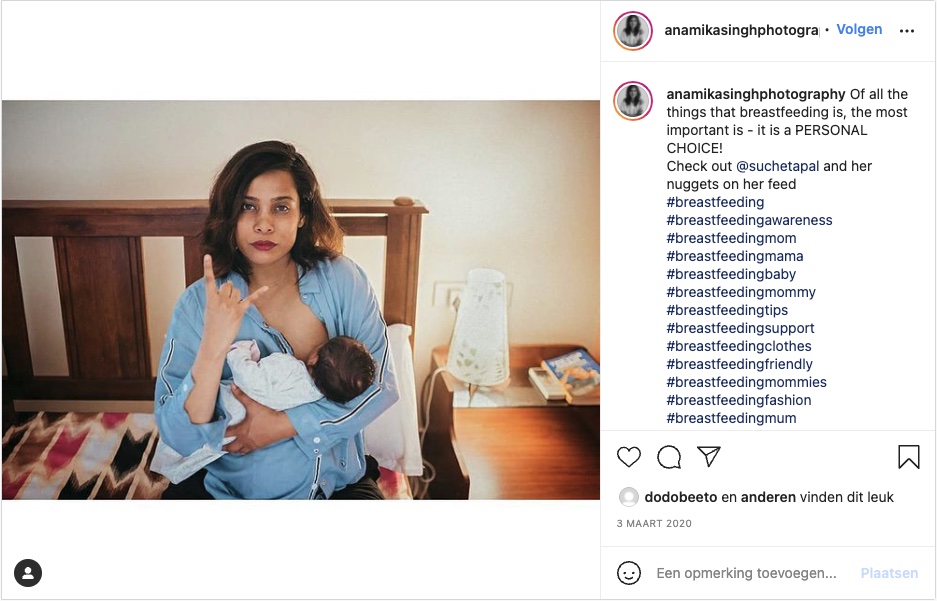 Bollywoodsterren onder vuur om borstvoedingsfoto’s