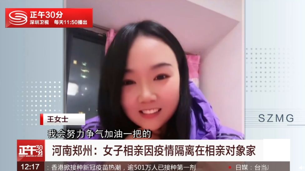 Chinese vrouw zat met blind date opgesloten door plotselinge lockdown