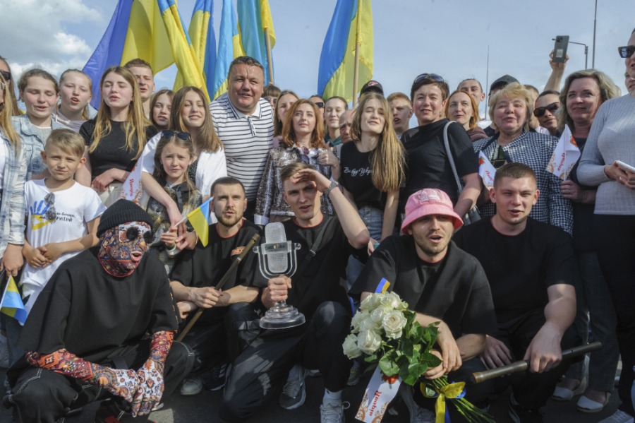 Songfestivalwinnaars veilen trofee om drones te kopen voor Oekraïense leger ANP 448932990 3