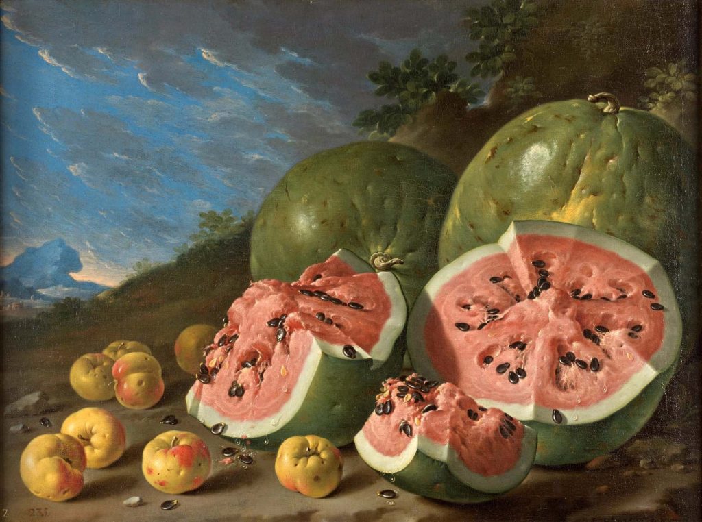 1 Luis Egidio Melendez Nature morte avec pasteques