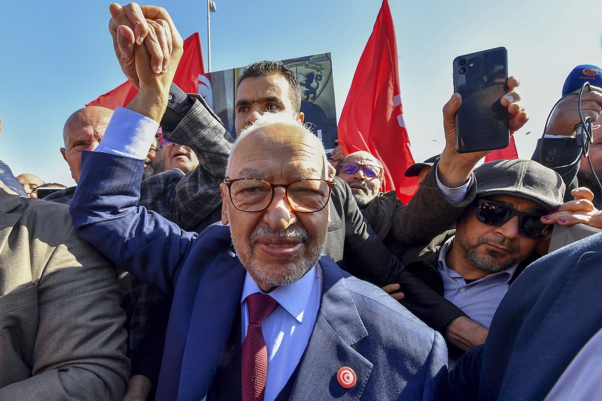Tunesië: oppositieleider Rached Ghannouchi gearresteerd