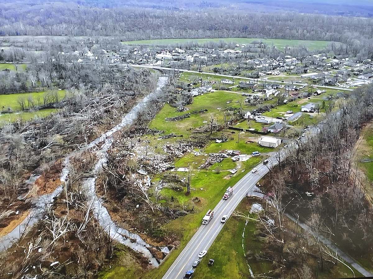 VS: vijf doden door tornado in Missouri