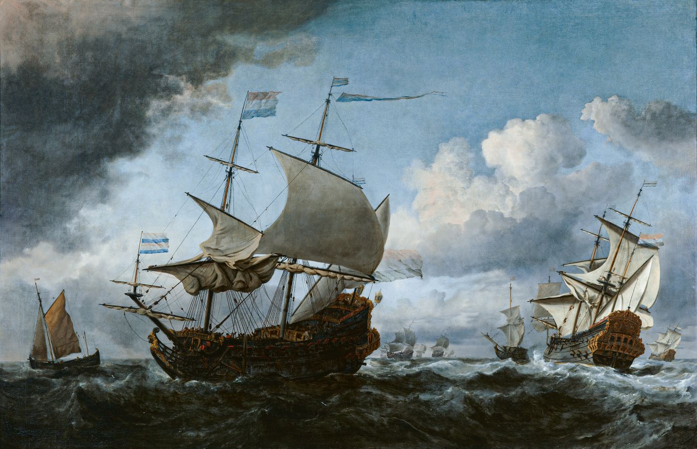 Donkere wolken en warmgele luchten. Het weer zegt alles in de 17e-eeuwse schilderkunst