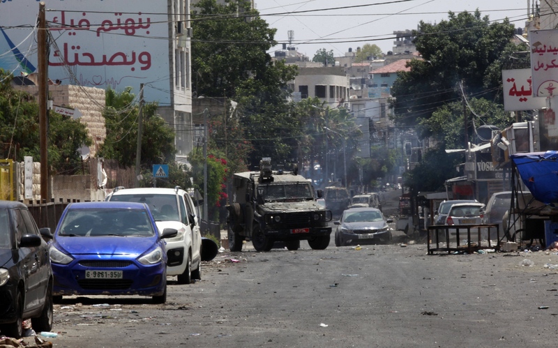 Vluchtelingenstroom na militaire operatie door Israël in Jenin