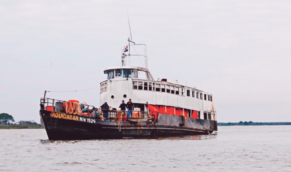 Veerboot Aquidaban – de levensader van de rivier de Paraguay – is in gevaar