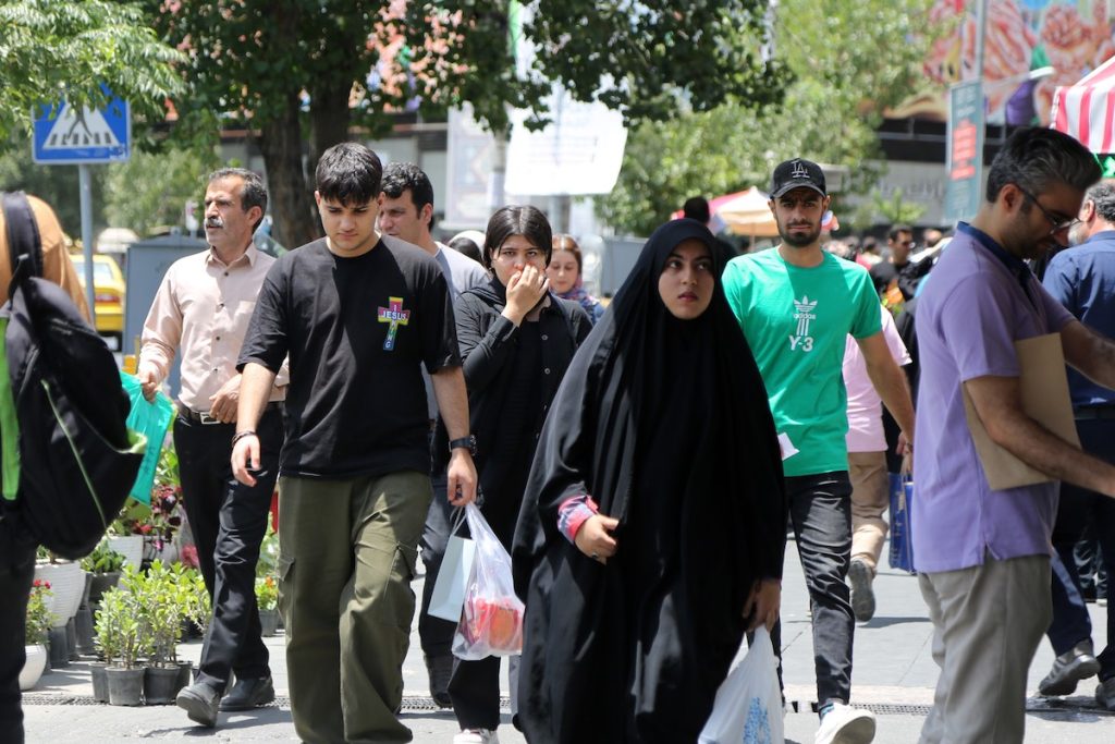 De moraalpolitie is weer actief op straat in Iran