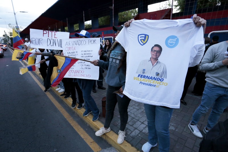 Verkiezingen in Ecuador gaan door ondanks moord op kandidaat
