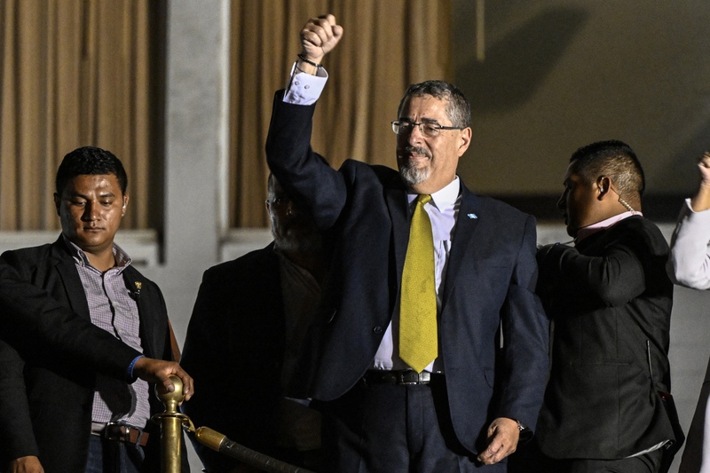 Bernardo Arévalo wint presidentsverkiezingen Guatemala met groot verschil ANP 476001859