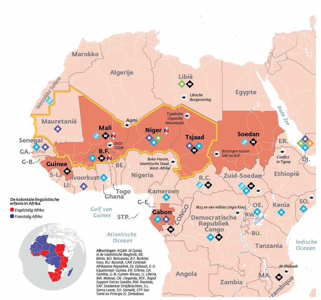 Afrika map