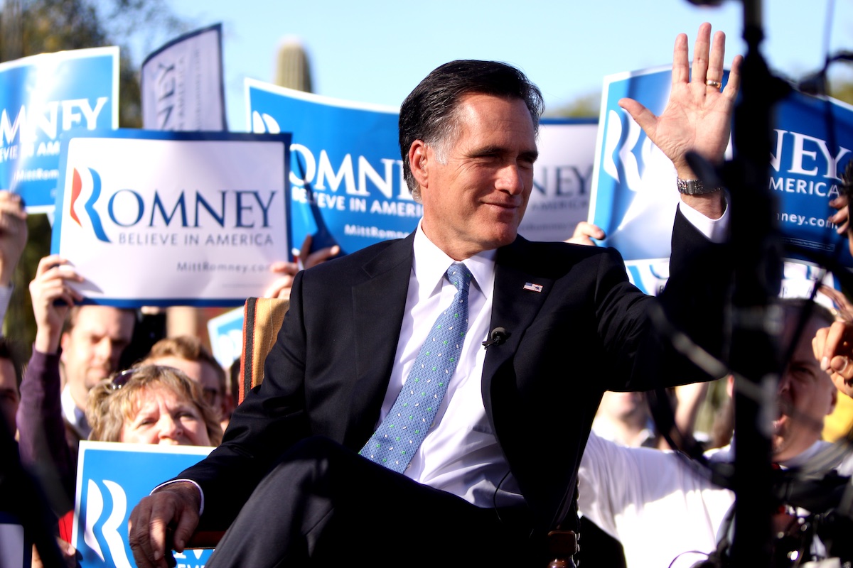 VS: Republikein Mitt Romney kondigt vertrek uit de politiek aan