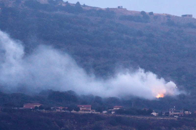 Hezbollah neemt Israëlische stellingen onder vuur als reactie op dood commandant ANP 481520718