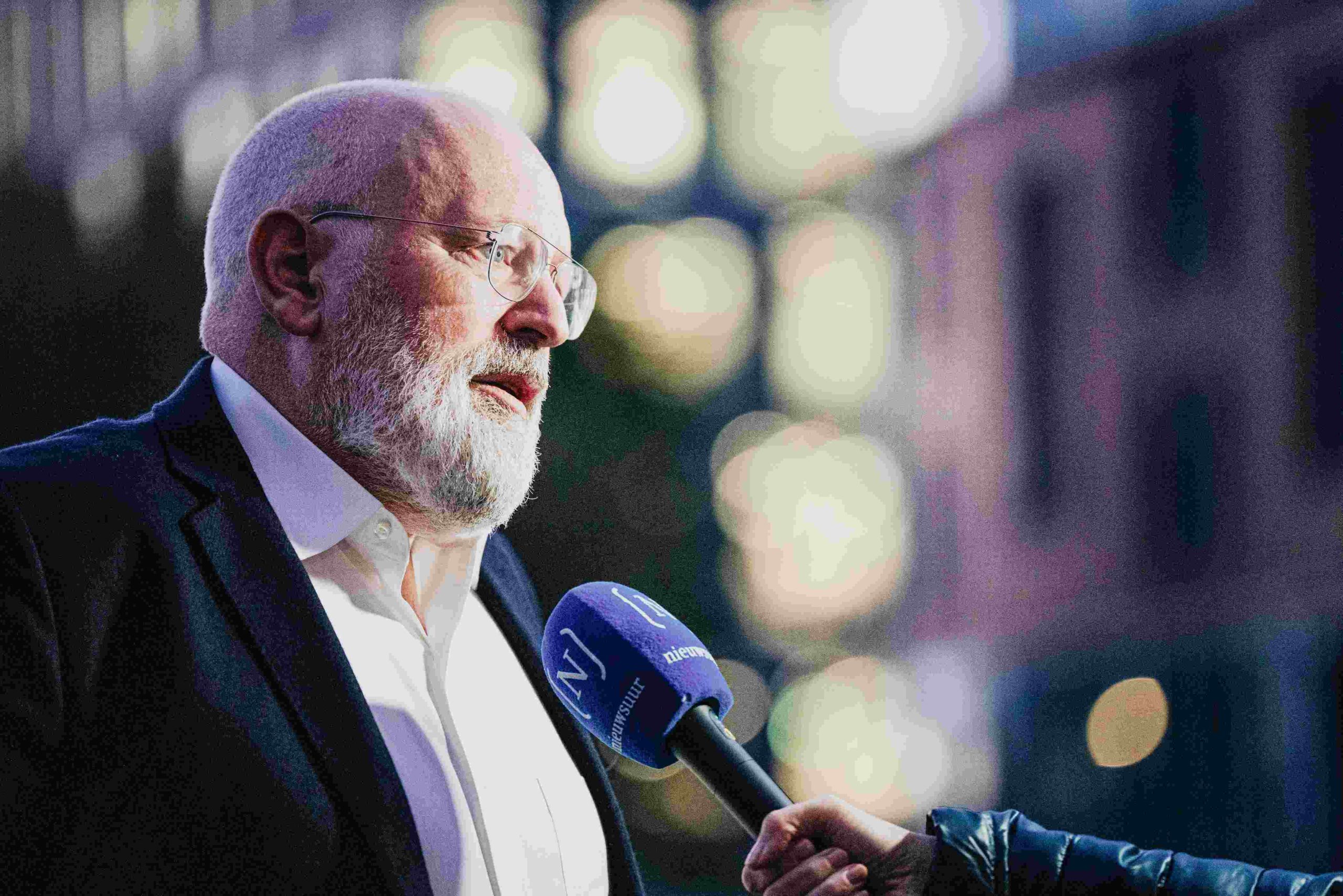 Links Europa moet vuist maken tegen dubbele rechtse moraal, aldus Frans Timmermans