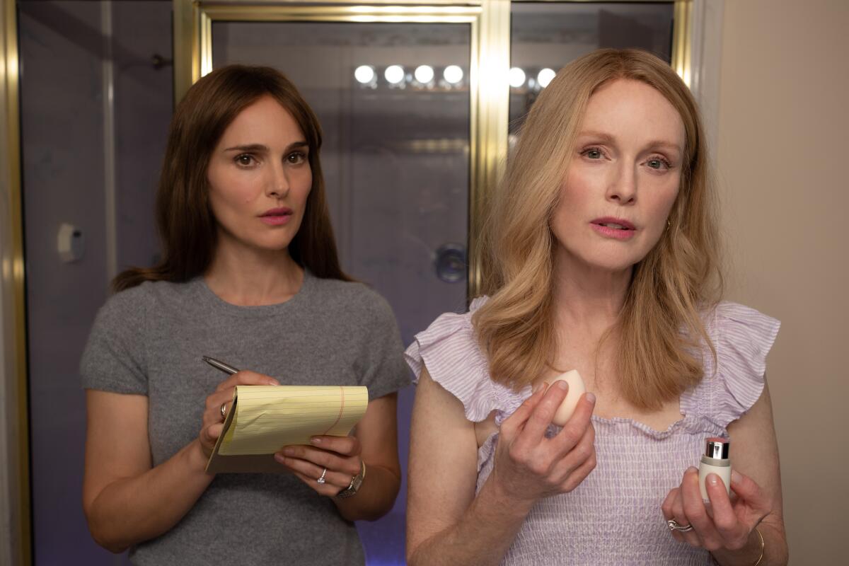 Geknetter tussen twee uitmuntende actrices