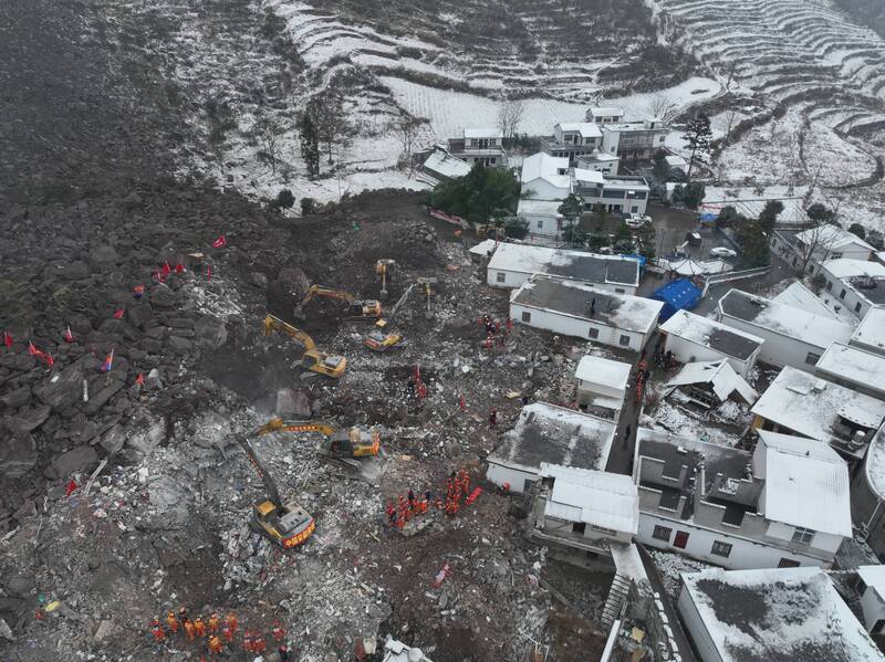 Tientallen doden in China door aardverschuiving