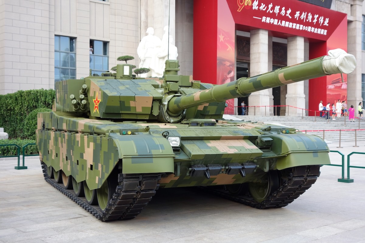ZTZ 99A tank front right 20170902