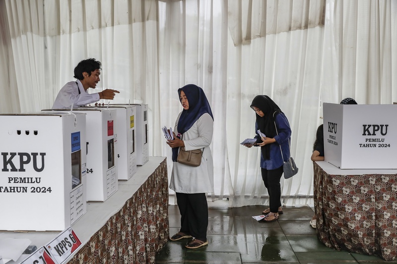 Ruim 200 miljoen Indonesiërs naar de stembus
