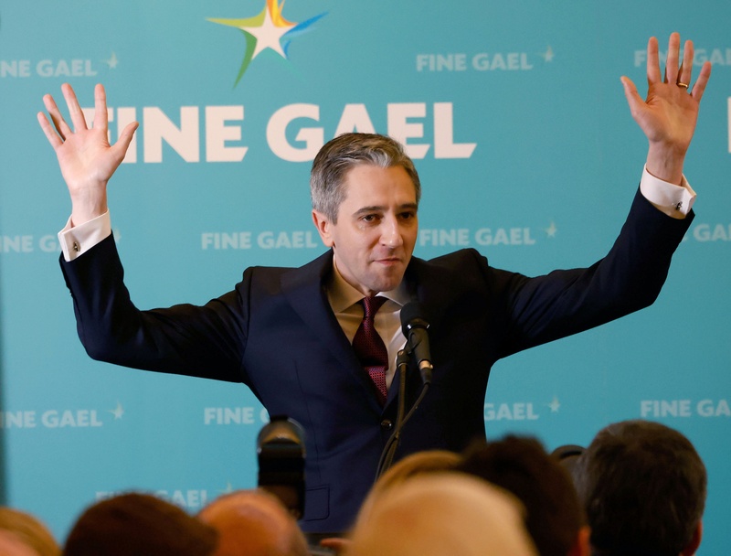 Ierse regeringpartij schuift Simon Harris naar voren als nieuwe premier ANP 494467652