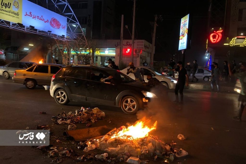 Antigovernment protests after the death of Mahsa Amini in Shiraz September 2022 02
