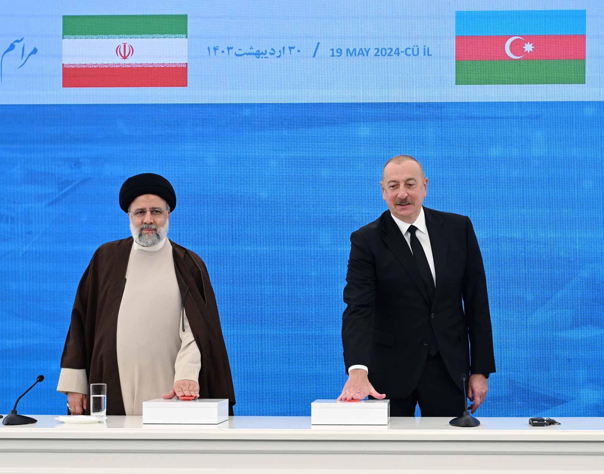 Ebrahim Raisi and Ilham Aliyev 2024 01 1
