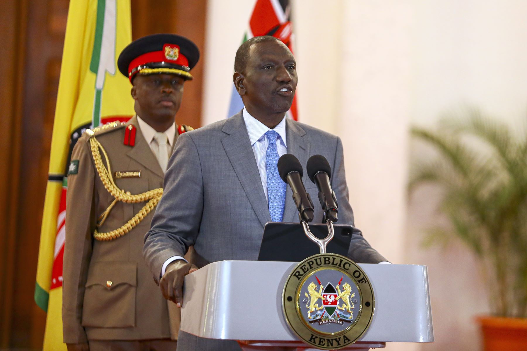 Kenia: president Ruto belooft hard te zullen optreden tegen ‘anarchie’