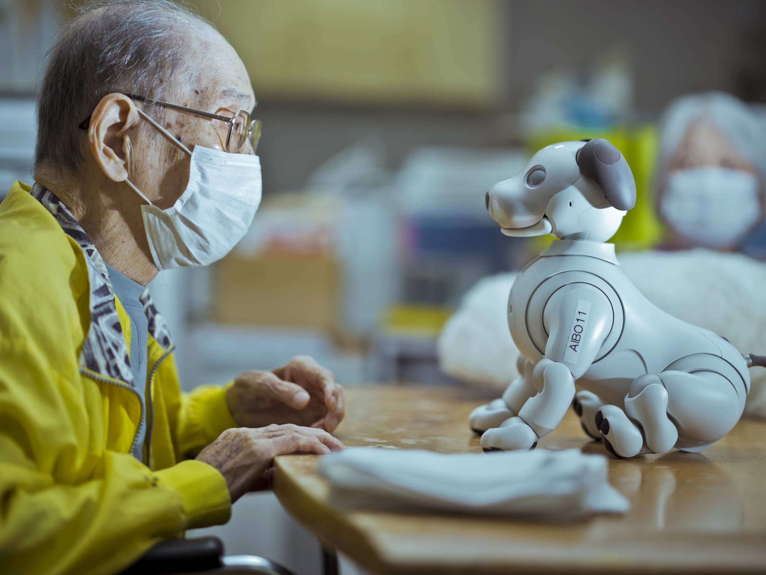 Japanse ouderen vinden troost en gezelschap bij robots