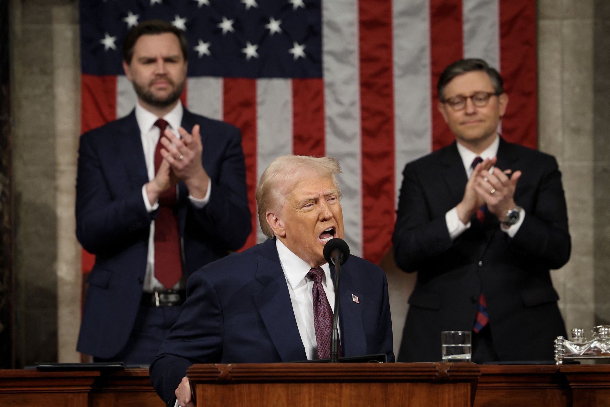 Trump houdt speech voor Congres met economie en immigratie als speerpunten
