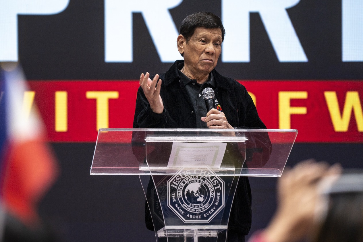 Filipijnen: ex-president Rodrigo Duterte gearresteerd