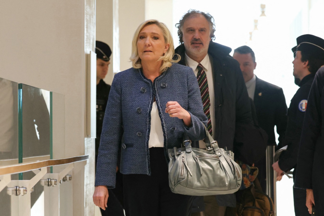 Marine Le Pen in de rechtbank