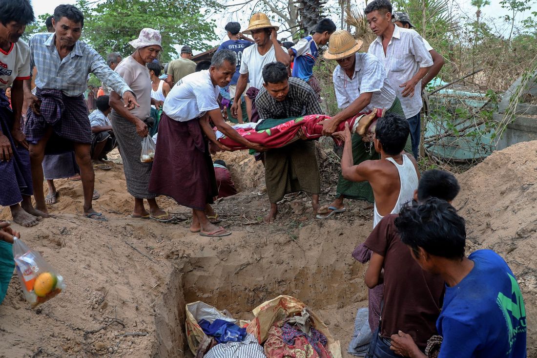 Myanmar: minstens 22 doden bij een luchtaanval op een school