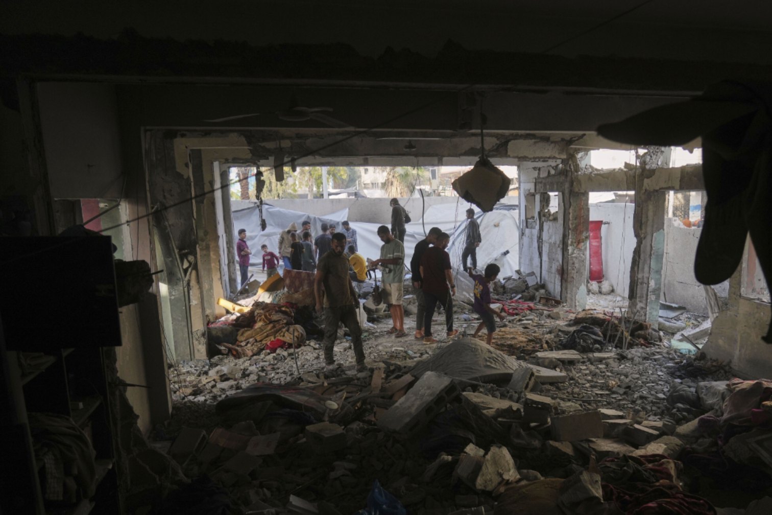 Gaza: tenminste 54 doden bij een bombardement op een school