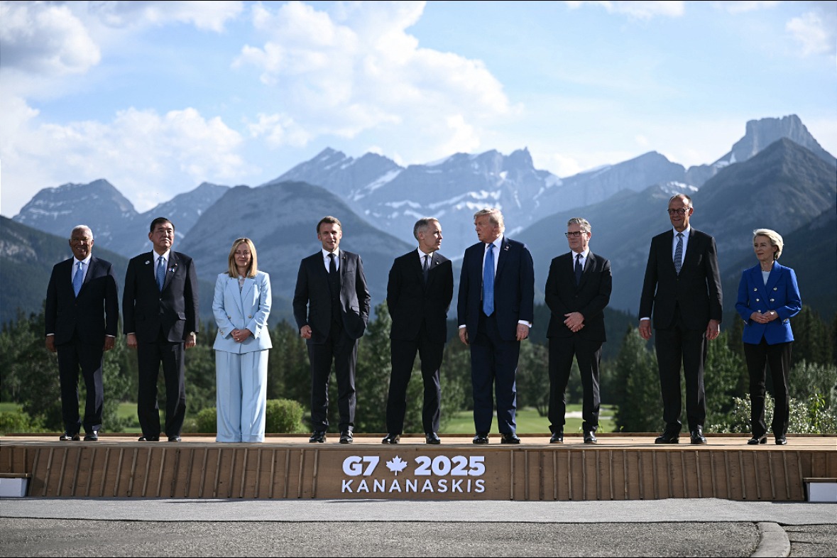 Wat gebeurde er tijdens de G7-top?