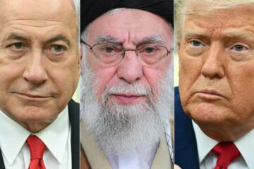 Netanyahu Khamenei en Trump1