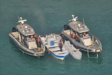 Colombiaanse autoriteiten onderscheppen een op afstand bestuurbare drugs onderzeeër