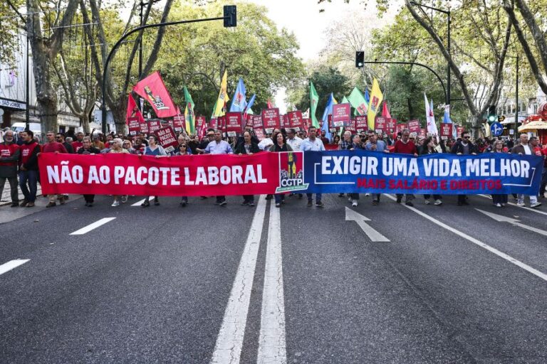Portugal: tienduizenden protesteren tegen hervorming van arbeidswetten