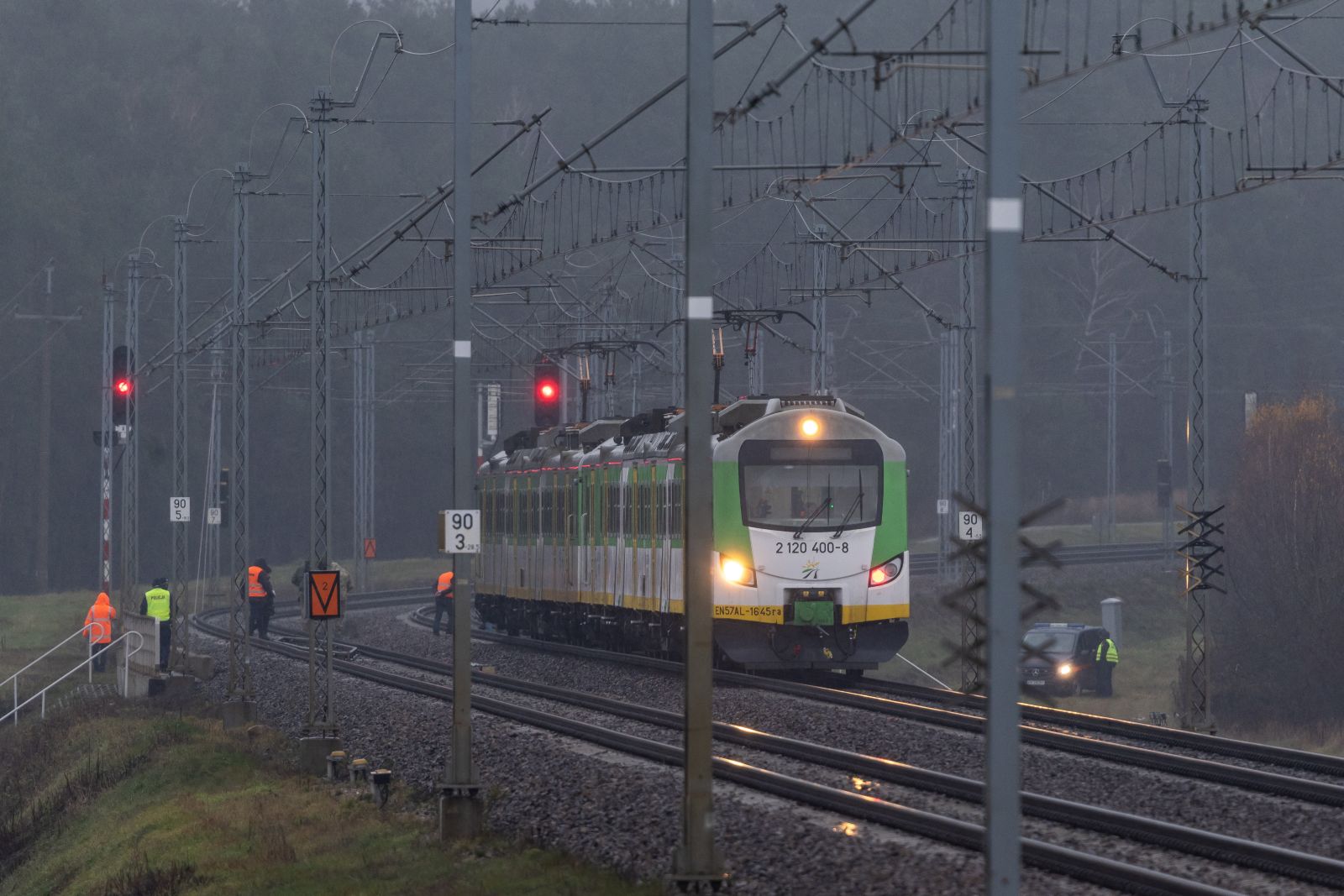 Polen: twee Oekraïners verdacht van het saboteren van een spoorlijn