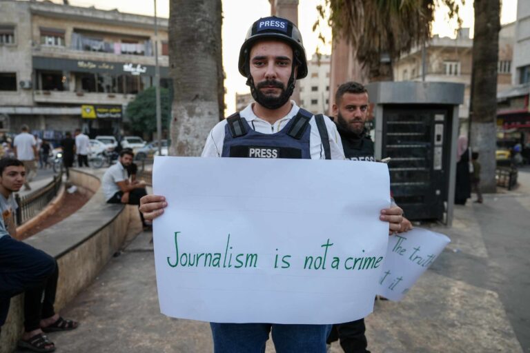 De anonieme journalisten in Syrië